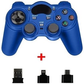 Resim Mavi Tutucu Olmadan-2.4g Usb Kablosuz Android Oyun Denetleyicisi Joystick Joypad Ot Ps3/akıllı Telefon Joystick & Gamepad 45427586 