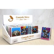 Resim Periboia Hareketli Sulu Detaylı Köpek Figürlü El Aynası 