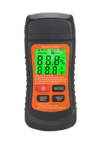 Resim Aubyhe 3 Lü Fonksiyonlu Ahşap Nem Ölçer, Duvar Ve Karton Nem Tespit Cihazı, Sıcaklık Ölçümü İle Dönüşümü, Pil Göstergeli 