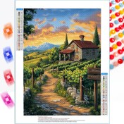Resim 1 Adet, Yetişkinler İçin 5D Elmas Boyama Seti, Manzara Tam Taşlı Sanat Kiti, Yuvarlak Elmas DIY Proje, Başlangıç Seviyesi ve Hobi Tutkunları İçin Mozaik Dekoratif Duvar Sanatı, Çerçevesiz Ev Dekoru Hediye, Yatak Odası, Oturma Odası, Cadılar Bayramı, Noel Tatili Hediyesi, Festival Hediyesi 29.97cm*40.13cm 
