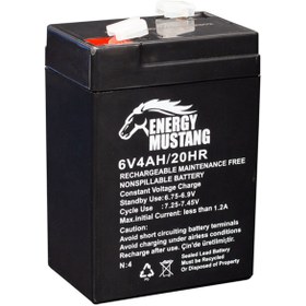 Resim Light up ENERGY MUSTANG 6 VOLT - 4 AMPER IŞILDAK AKÜSÜ 
