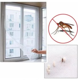 Resim Omak 5'li Sineklik Yıkanabilir Pencere Sinekliği Cırt Bantlı Yapışkanlı 130 cm x 150 cm 