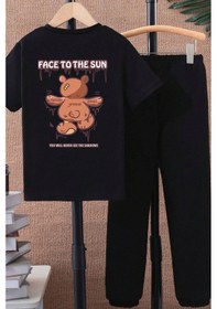 Resim Çocuk Thesun Alt - Üst Eşofman Takımı Siyah 