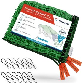 Resim Alman Kalitesi 3.5x5 M Römork Filesi + 12 Gergi Kancası & Kenar Takviyesi 