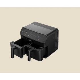 Resim Grundig Çift Hazneli Airfryer Siyah 2400W, Sağlıklı ve Pratik Yemek Seçeneği 