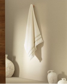 Resim Madame Coco Clarna %100 Pamuk Banyo Havlusu - Beyaz/yeşil 8684427204320 Çok Renkli 