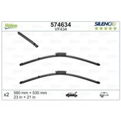 Resim VALEO 574634 Silecek Seti X / Trem 580/530Mm Flat / Blade ( Renault : Kangoo 08-- ) 7701068753 (WK843121) 