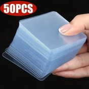 Resim 50 Adet Ağır Hizmet Tipi Çift Taraflı Bant - Güçlü, Şeffaf, Ev & Halı için Kalıntı Bırakmayan Yapıştırma, Resim Asma & DIY Projeleri için İdeal, Tüm Yüzey Tiplerinde Çok Yönlü, Ev İyileştirme|Çok Yönlü Kullanım|Güçlü Yapıştırıcı 