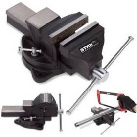 Resim Staxx Power 125mm 5'' Dönerli Taban Çelik Masa Mengenesi 