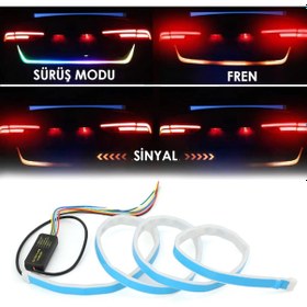 Resim Bagaj Altı Kayan Led Kayar Led 120Cm Çok Fonksiyonlu 