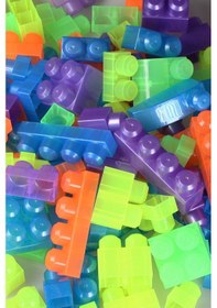 Resim Play Blox 2939 Neon Renkler Mega Blok Seti 83 Parça Yeşil Çantalı 