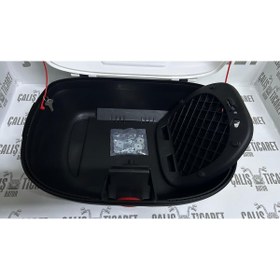 Resim Maxem SL-45 MOTOSİKLET ÇANTASI SIRTLIKLI BEYAZ 