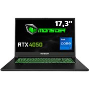 Resim Monster Abra A7 V15.2.7 i7-12700H 8 GB 500 GB SSD 6 GB RTX4050 17.3" W11H Dizüstü Bilgisayar 