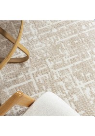 Resim Kaşmir Halı 7/24 İskandinav Sten Bej Salon Mutfak Halısı Yolluk Bej 