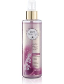 Resim Bee Beauty Violet Işıltılı Vücut Spreyi 250 ML 