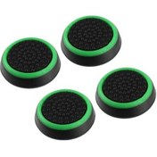 Resim Noktalı Xbox One S/one X/xbox E/xbox 360 Analog Koruyucu Silikon Pad Siyah Yeşil 