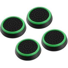 Resim Noktalı Xbox One S/one X/xbox E/xbox 360 Analog Koruyucu Silikon Pad Siyah Yeşil 