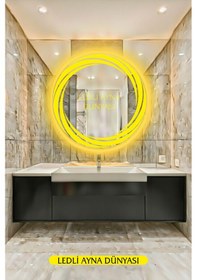 Resim 80 Cm Günışığı Aydınlatmalı Banyo Aynası Net Görüş Günışığı 80 Cm Diğer 