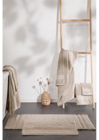 Resim Yataş Bedding Felicia Banyo Paspası Seti - Bej (50x60 cm + 60x100 cm) Bej 