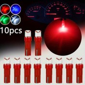 Resim 10 adet T5 73 T5 LED Araba Gösterge Paneli Işıkları 74 2721 LED Gösterge Paneli Gösterge Işıkları İç Lambalar Beyaz Kırmızı Sarı Mavi Yeşil 