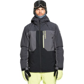 Resim Quiksilver Dawson Erkek Siyah Snowboard Ceketi 
