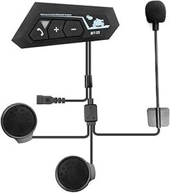 Resim beemen BT22 İntercom Motosiklet Kask Kulaklık Bluetooth 5.0 