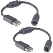Resim Microsoft Xbox 360 Guitar Hero Uyumlu 2 Paket Kablolu Kumanda Usb Koparmalı Kablo Kordonu D190 Newway 