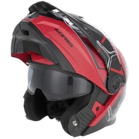 Resim Acerbis Rıder Garphıc 22-06 Kask Siyah Kırmızı 