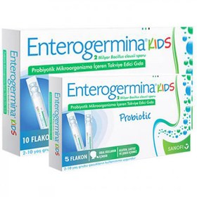 Resim Enterogermina 2-10 Yaş 5 ml × 10 Flakon + 5 Flakon Hediye 