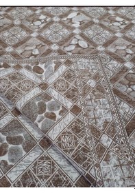 Resim Savan Dokuma Halı Örtüsü 9m² 240 340 Kale Kahve6 Diğer 