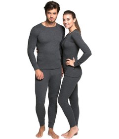 Resim Thermoform Artica Unisex Termal İçlik Set Antrasıt Antrasit 