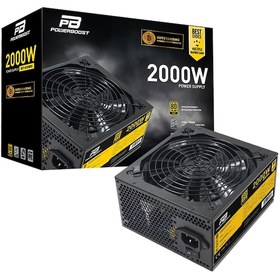 Resim PowerBoost BST-ATX2000 2000w 14cm SIYAH fan, Mining ATX POWER SUPPLY Retail BST-ATX2000 2000w 14cm SİYAH fan, Mining ATX POWER SUPPLY (Retail)