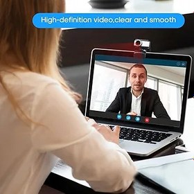 Resim TFixol Web Kamerası PC Dizüstü Bilgisayar Masaüstü Klipsli USB Web Kamerası Dahili Mikrofonlu Çok Renkli 