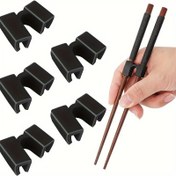 Resim 5/10 Adet Yeniden Kullanılabilir Yemek Çubukları Yardımcıları, Eğitim Yemek Çubuğu Menteşeleri Bağlayıcı Yetişkinler İçin Eğitim Yemek Çubuğu, Yeni Başlayanlar, Eğitmenler Veya Restoran İçin Öğrenci 