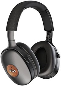 Resim Marley Positive Vibration XL ANC Kulak Üstü Gürültü Önleyici Kulaklık Kablosuz Bluetooth - Sürdürülebilir Malzemelerden Bluetooth Kulaklık, 35 Saat Oynatma, Mikrofon, ANC Kulaklıklar, Siyah 