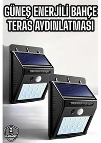 Resim Bfs Solar Güneş Enerji Panelli Sensörlü Lamba Enerji Tasarruflu Çok Renkli 