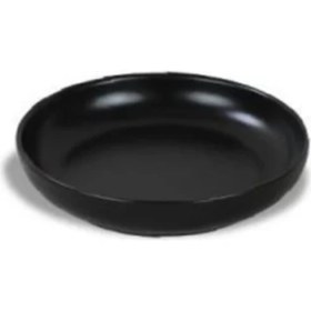 Resim Keramika Mat Siyah Tabak 22 cm 6'lı 
