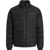 Resim Jack & Jones Alpes Heat Quilted Erkek Siyah Mont 12286684-b Siyah 