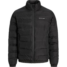 Resim Jack & Jones Alpes Heat Quilted Erkek Siyah Mont 12286684-b Siyah 