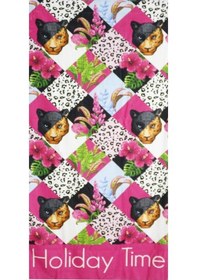 Resim T.concept F.k Seri Çantalı Plaj Havlusu, Yumuşak Dokulu, 70x140 Cm Renkli 