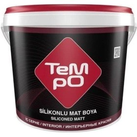 Resim Tempo Silikonlu Mat Plastik İç Cephe Duvar Boyası 10 Kg Şeker Pembe 