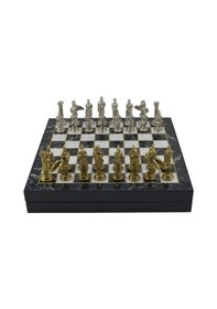 Resim Gifthome Büyük Boy Metal Pegasus Satranç Tk. Parlak Ve Mermer Des 