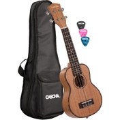 Resim Cascha Maun Soprano Ukulele Set (Natural) 