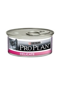 Resim Purina Pro Plan Delicate Hindili Hassas ve Seçici Yetişkin Kedi Konservesi 6 x 85 G 