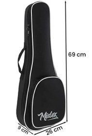 Resim Midex UCS-26 Tenör Ukulele Çantası Gigbag Softcase Kılıf 