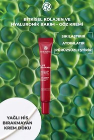 Resim Yves Rocher Göz Çevresinde Kırışıklık ve İnce Çizgileri Azaltıcı,Sıkılaştırıcı ve Dolgunlaştırıcı Göz Kremi 15ml 