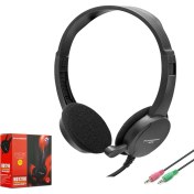 Resim Hadron HD-1296 Kablolu Pc Kulak Üstü Kulaklık 3.5mm Jack Mikrofonlu 