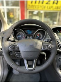 Resim Focus 3,5 Universal Simide Dikilen Kılıf Nokta Düz Siyah Siyah 