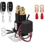 Resim Xuweiwei 500a Uzaktan Kumanda Bataryası Ayırma Anahtarı 12v Yüksek Akım İki Kumandalı Röle Kamyon Araba Motosiklet Tekne Batarya İzolatörü 