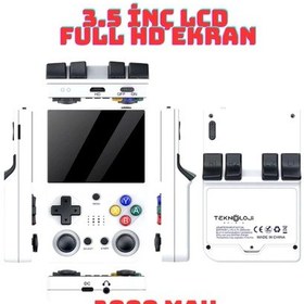 Resim El isi 3.5 Ultrahd Ekran Gamepad Retro i Psp/ps1/neogeo Fıfa Gta 20.000 Games Oyun Konsolu 